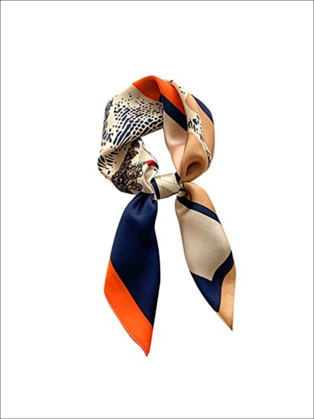 100% Mulberry Silk Square Scarf 26" Neck Head Wrap Handbag Hair Accessory